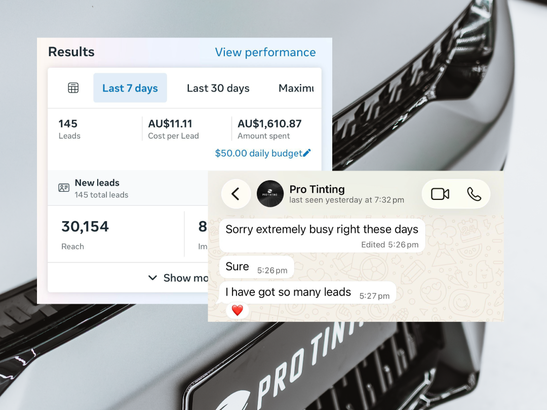 Pro Tinting — Added $36K in new revenue in 30 days